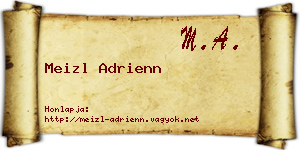 Meizl Adrienn névjegykártya